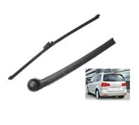 JQHXFDC - Tergicristallo para Volkswagen Touran 2003-2010 16" / (400mm) Juego de escobillas y Brazos del limpiaparabrisas Trasero Cepillo para Parabrisas
