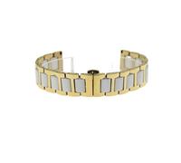 JQQJZLC 12 14 16 18 18 20 22 mm Correa de Reloj de cerámica para Hombres Femeninos Strisho Smooth Smooth Banda de múltiples Pulseras de Acero Inoxidable de Acero Inoxidable