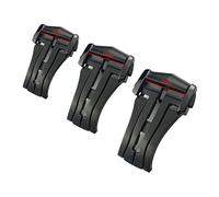 JQQJZLC 16 mm de 18 mm 20 mm Despliegue de reloj Hebilla para la correa de cuero Omega Roma Silver Steel Pleging Herramientas de regalo