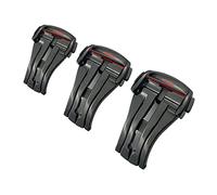 JQQJZLC 16 mm de 18 mm 20 mm Despliegue de reloj Hebilla para la correa de cuero Omega Roma Silver Steel Pleging Herramientas de regalo