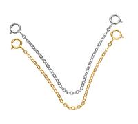JQQJZLC Accesorios para niñas 2 PCS Collar Extendedores Cadenas de extensión de joyería Duradera para Collar de Pulseras