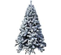 JQQJZLC Árbol de Navidad artificial, árbol de Navidad con cremallera, árbol de Navidad sin luz, con soporte de metal, fácil montaje (tamaño: 120 cm) (240 cm) () a la moda