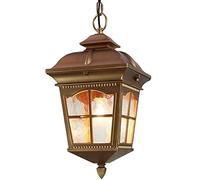 JQQJZLC Arte de Hierro Americano Retro Chandelier Interior Garden Light Corredor Retro Luces de Pasillo Balcón al Aire Libre Luces Colgantes Luces Colgantes Edison Lámpara E27 Interesante