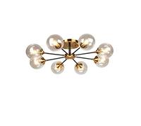 JQQJZLC Arte Moderno Candelera Sputnik, Lámpara de Techo Molecular de luz de Techo con Luces de Techo de Techo de Techo de lámpara de Techo de lámpara de Techo de la Barra de la lámpara del hogar,