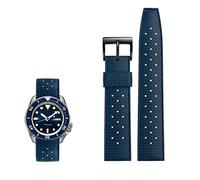 JQQJZLC Banda de vigilancia de goma de fluorino tropical de grado premium para SRP7777J1 Banda de reloj Skx Buceo Pulsera impermeable 20 22 mm Correas (color: Naranja Negro, Tamaño: 20 mm)
