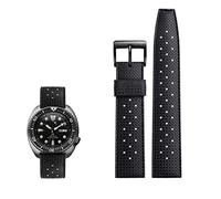 JQQJZLC Banda de vigilancia de goma de fluorino tropical de grado premium para SRP7777J1 Banda de reloj Skx Buceo Pulsera impermeable 20 22 mm Correas (color: Naranja Negro, Tamaño: 20 mm)