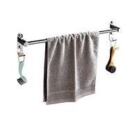 JQQJZLC Barra de una Sola Barra de Toalla de Toalla Colgante de Toallas baño con Soporte de Toalla de riel de Toalla para la Torre de balcón de baño/70 cm