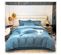JQQJZLC Cabeza de Ropa de Cama de Cuatro Piezas Cotton de algodón 800TC Cubierta de edredón de edredón Casas de Almohada de Cama Camino de Cuatro Piezas, (una Reina de Color