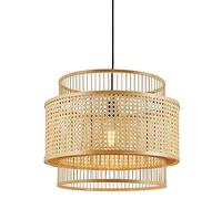 JQQJZLC Candelera de Techo de bambú Diseño Hueco de Color Hueco Luz de Colgante Hecho a Mano Decoración de la Sala de Estar de Lujo de Lujo Lámpara de colgación Utilizada para el Accesorio de