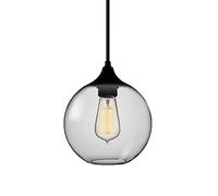 JQQJZLC Candelera de Vidrio de lámpara, lámpara de Vidrio de una Sola cabecera Moderna, lámpara de Sala de Estar, lámpara de Comedor, lámpara de Dormitorio, lámpara de Noche, lámpara de Barra, Tapa