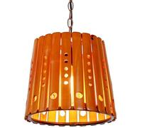 JQQJZLC Candelier de Dormitorio Europa y Americana E27/E26 Retro Bamboo Lámpara de Techo de café Bamboo Bamboo Se Puede Ajustar la lámpara de cámaras de Dormitorio de SOG
