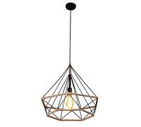 JQQJZLC Candelier, Tetera de Hierro NT Lámpara de Cocina Bar Comedor Rope Ratán de Ratán Loft Industrial Decoración rústica Posente Luminaria Lámpara de Colgar una Vida Interesante