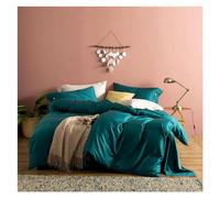 JQQJZLC Casa de Cama de Ropa de Cama de Cuatro Piezas Compatible con Adultos 4 Piezas King King Queen Tamaño nórdico Superiores Casas de Almohadillas Camas establecidas, establecidas,