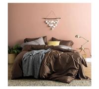 JQQJZLC Casa de Cama de Ropa de Cama de Cuatro Piezas Compatible con Adultos 4 Piezas King King Queen Tamaño nórdico Superiores Casas de Almohadillas Camas establecidas, establecidas,