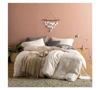 JQQJZLC Casa de Cama de Ropa de Cama de Cuatro Piezas Compatible con Adultos 4 Piezas King King Queen Tamaño nórdico Superiores Casas de Almohadillas Camas establecidas, establecidas,