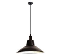 JQQJZLC Casa de Granja Techo Negro Sombra de luz Industrial Techo Retro de Techo Retro Colgante de Colgante de Colgantes para la Sala de Estar del Comedor Hecha en China producida en China