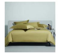 JQQJZLC Conjunto de Ropa de Cama de Cuatro Piezas Premium 100% Egipcio Algodón sólido sólido Blanco Rosa de Ropa de Cama Twin Doble Reina Divet Cubierta Divet Plana/Casas de Almohada de lámina