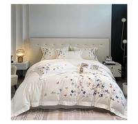 JQQJZLC Conjuntos de Ropa de Cama de Cuatro Piezas Conjuntos de Cubierta nórdica de sábanas Cubiertas de Ropa de Cama de algodón Casas de Almohadas Reina King Size Four Pieces Set,