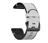 JQQJZLC Correa de reloj QuickFit para Fenix 7 7x 6 6x Pro 5x 5 más 3hr 935 945 S60 Reloj inteligente de silicona de cuero genuino 22 26 mm pulsera