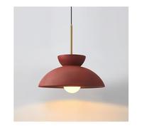 JQQJZLC E27 Lámpara Colgante Japonesa de Alta Densidad de poliestireno Tono de lámpara Colgante de Crema Moderna Sala de Estar Comedor Model lámparas Colgantes de araña Ajustable Bar del país Retro