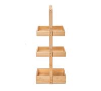 JQQJZLC Estantes de baño estantes flotantes gabinete de baño de baño, Estante de Almacenamiento de Muebles de Madera de la Sala de Estar de la Sala de Estar del Dormitorio, Estante de Las Ruedas