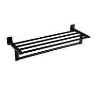 JQQJZLC Estantes de baño estantes flotantes Rejilla de Toalla de baño estantes de baño de 24 Pulgadas, Soporte para Toallas Soporte de Pared, estantes de Pared de baño montados en la Pared con Barra