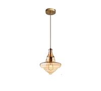 JQQJZLC Fumo Industrial Grey/Cognac Glass Pending Light Restaurante Moderno de Cama Creativo Lámpara Colgante Escalera Bar de dormitorios Lámparas de lámpara de lámpara Gyro Vida Interesante (Humo