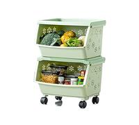 JQQJZLC Gabinetes de Almacenamiento de Cocina Kitchen Hollow Stank Piso de múltiples Capas móviles Moverable Dromed Almacenamiento de Almacenamiento de Almacenamiento Cesta de Almacenamiento de
