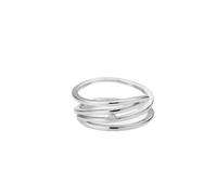 JQQJZLC Girl Products Anillos Anillo Joyería Mujeres Men Multilayer Rings Cross Twist para mujeres Geometría de niñas Hollow Out Crystal Finger Anillos de fiesta Regalos