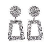 JQQJZLC Joyas Mujeres Pendientes de Plata, E514 Joyas de Moda Resina acrílica Pendientes Colgantes para Mujeres Geometría Cuadrada Pendientes de Tortuga de Tortuga Regalos Brincos para Novia, Esposa,