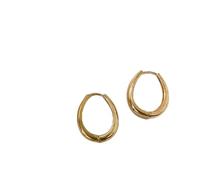 JQQJZLC Joyas para Mujeres Pendientes de Plata, Pendientes de Gota de Metal Simples para Mujeres Joyas de Moda Coreana Declaración Femenina Regalos de Arete para Novia, Esposa, Hermana, Hija, Madre