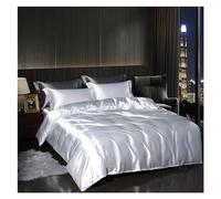 JQQJZLC Juego de Ropa de Cama de Cuatro Piezas Conjunto de Tapa década de Seda de Seda