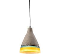 JQQJZLC Lámpara de araña de Dormitorio Industrial e26 Vintage, luz Colgante al Estilo de la Aldea Americana para Comedor de restaurantes, encospes de Cemento de hormigón, a 17x