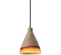 JQQJZLC Lámpara de araña de Dormitorio Industrial e26 Vintage, luz Colgante al Estilo de la Aldea Americana para Comedor de restaurantes, encospes de Cemento de hormigón, a 17x