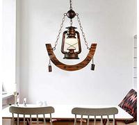 JQQJZLC Lámpara de bambú Creativa de lámpara de keroseno, Restaurante/cafetería/lámpara de araña de bambú, Altura 85 cm, Ancho 46 cm, Potencia: 36-20W, Voltaje: Buen Material