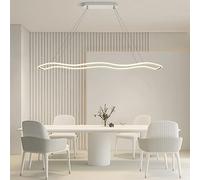 JQQJZLC Lámpara de led de Onda Cerrada lámpara de Colgante led Colgante luminara de Hierro iluminación Minimalista de Interior dimmable decoración Larga del hogar Ajustable iluminación contemporánea