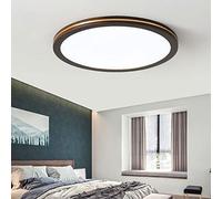 JQQJZLC Lámpara de Techo de lámparas led de Madera Luces de Techo incrustadas nórdicas Modernas con lámpara de acrílico para Sala de Estar Comedor Dormitorio Cocina casa Ultra Delgada de luz