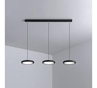 JQQJZLC Lámpara de Techo de Techo de iluminación de Colgante de 3 Luces de liderazgo de 3 Luces, Luces suspendidas 45W Candeliers Colgantes para el Comedor Bar Cafe