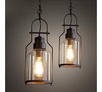 JQQJZLC Lámpara de Techo Retro Simple Candelier Rust Restaurant Hall Cafe Attic Cocina Luces Decorativas Buen Material