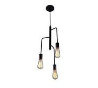 JQQJZLC LED Creativehead Drop Light Simple Lámina de Hierro Forjado e27 American Moderno Techo Luz de Personalidad Lámpara Colgante de la lámpara Decorativa de la Moda del Restaurante del Restaurante