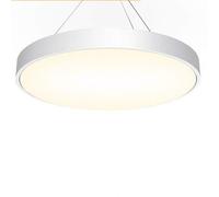 JQQJZLC LED Round Suspension Light Office Candelier Lámpara de Barra Creativa Building Study Lights Restaurant Lights Light Warm Light White Light Lámpara de Techo Luces Colgantes interesantes