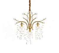 JQQJZLC Luces de lámpara de lámpara de Cristal de luz Creativa, e14 Forma de Flores nórdicas Personalidad romántica cálida Durante la iluminación, Sala de Estar Dormitorio Comedor lámpara 13 Cabeza