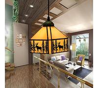 JQQJZLC Luz de Colgante Colgante de Estilo Tiffany de 20 cm, Accesorios de iluminación de Mini Techo Vintage, 1 luz de lámparas de Vidrio manchadas para Sala de Estar del Dormitorio del Pasillo.