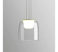 JQQJZLC Luz de Colgante de Vidrio Industrial Moderno Luz de Vidrio Transparente Nostalgia Candelier para Escalera Lámpara Colgante Sala de Estar Bar Hapor Lámpara Minimalista Lámpara Colgante