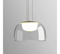 JQQJZLC Luz de Colgante de Vidrio Industrial Moderno Luz de Vidrio Transparente Nostalgia Candelier para Escalera Lámpara Colgante Sala de Estar Bar Hapor Lámpara Minimalista Lámpara Colgante