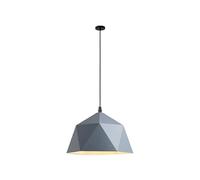 JQQJZLC Luz de Colgante Poligonal nórdico -Estilo Creativo de una Sola Cabezal de una Cabeza de lámpara de Metal de Color Reto