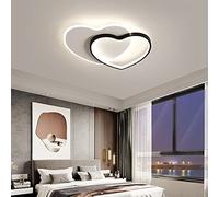 JQQJZLC Luz de Techo LED Moderna, lámpara de Techo de lámpara de lámpara de lámpara contemporánea de 2 alos, de 3000k-6500k, Accesorio de iluminación para la Sala de Estar de la Sala del Dormitorio