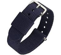 JQQJZLC Mira las bandas de reloj de reemplazo de nylon de nylon premium para hombres y mujeres de reemplazo de malla Banda de reloj transpirable D-19 mm (Color: C, Tamaño: 17 mm)