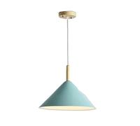 JQQJZLC Nordic Minimum Restaurant Luz Colgante de la lámpara de Madera Maciza Personalidad Creativa Candelier de la luz del Techo Rojo danés Luces de iluminación de Techo Rojo Luces Decorativas Luz