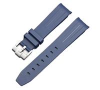 JQQJZLC Para el reloj lunarswatch curvado sin correa de goma de gap para la serie de planetas omega swatch series lunar mercury correa de goma curvada para mujeres de 20 mm.
